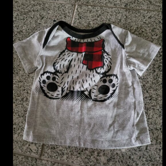 Other - Boys size 6-9 months short sleeve bear shirt
